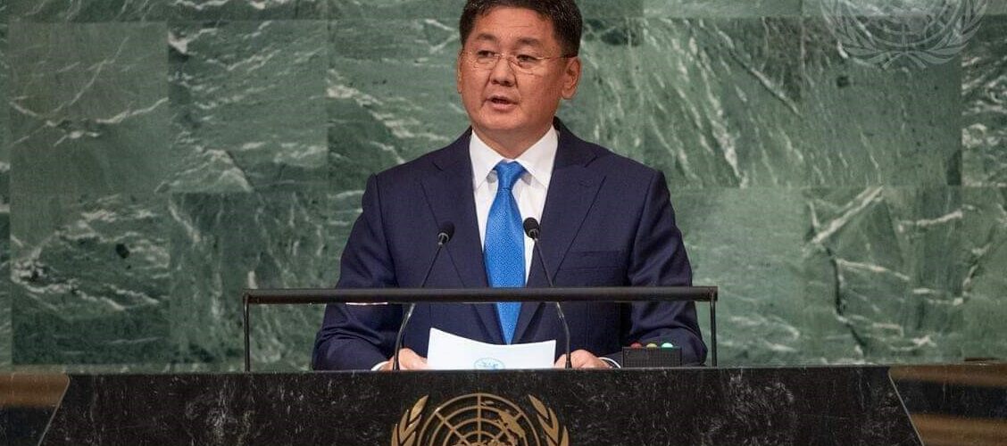 Ерөнхийлөгч НҮБ-ын индрээс дэлхийг энх тайванд уриалав