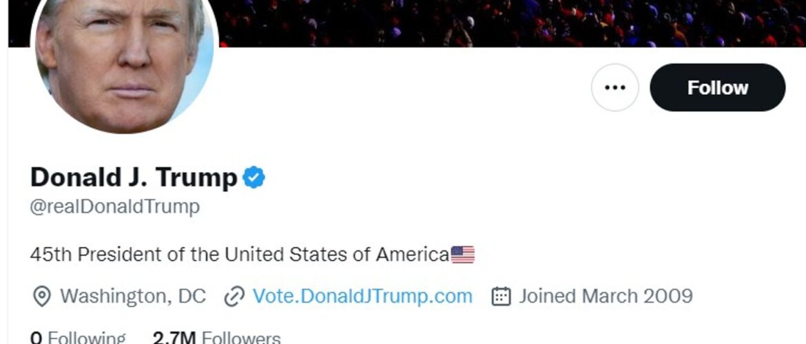 Илон Маск Д.Трампын твиттер хаягийг сэргээв